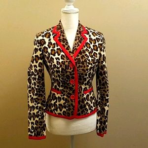 ETCETERA Leopard blazer
